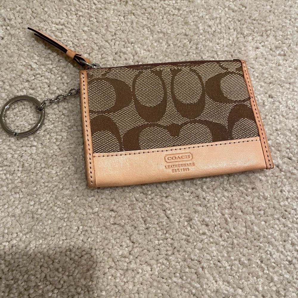 Coach key card holder